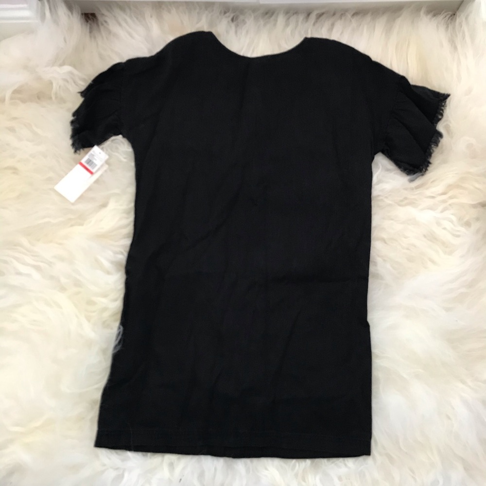 Vince Camuto Ruffle Sleeve Drop Shoulder Dress - Picture 7 of 8